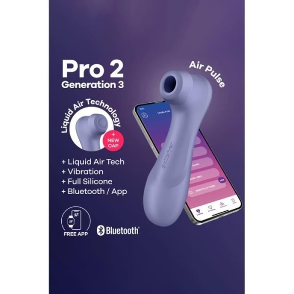 Pro 2 Generation 3 stimulator ansluten lila