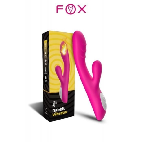 Spark Rabbit Vibrator Uppvärmning Vaginal Klitorisstimulering Usb Rosa Rosa