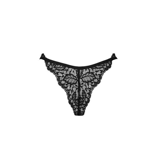 Bellastia Lace Thong - Obsessiv - Svart - Dam Svart XS/S