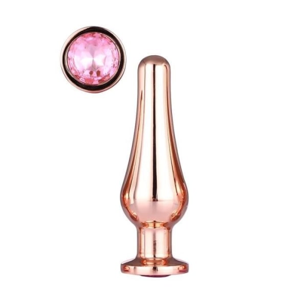 Plug Dream Toys-Love Love Rose Gold Pleasure Plug M