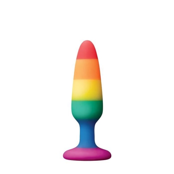 Plugg Dream Toys-Colorful Rainbow Anal Plug Small Small