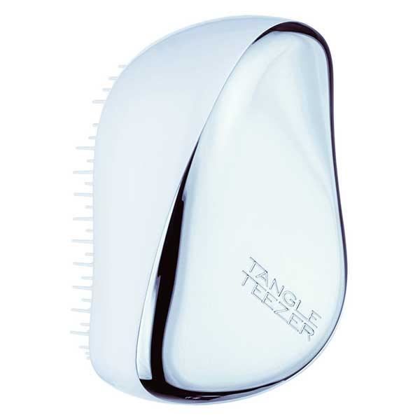 Tangle Teezer Detangling Hair Brush Compact Styler Blue Delight Chrome