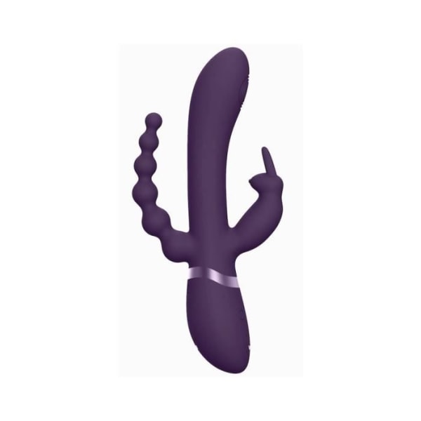 Rini Purple Trippelfunktion USB-vibrator - unisex/vuxen