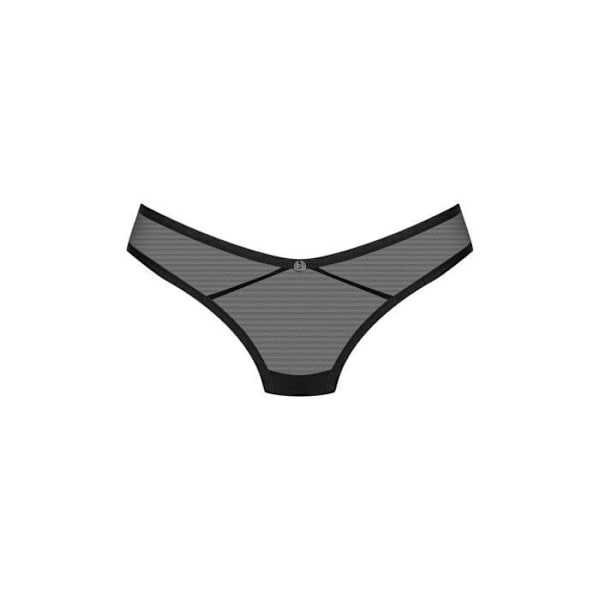 Obsessive - Glandez Transparent Thong - Svart XS/S - XS/S