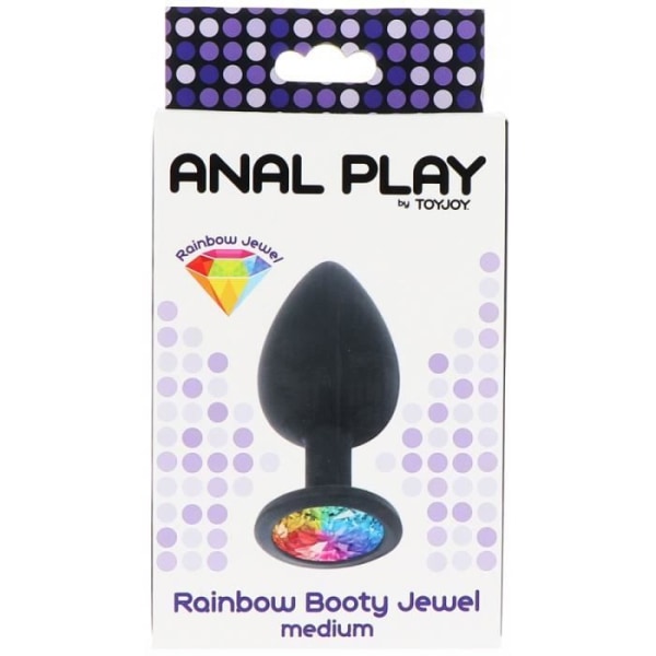 JEWEL ANAL Plugg Jewel Rainbow M 7 x 3,5 cm ANAL PLAY
