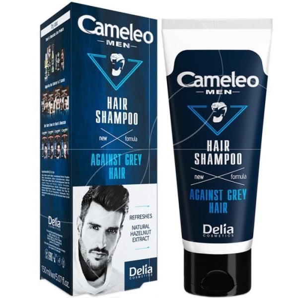 Cameleo Men - Anti-gulning Herrschampo för grått hår - 150ml