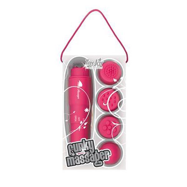 Funky minivibrator med 4 rosa spetsar