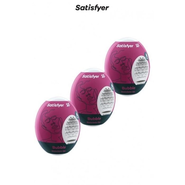 3 Egg Bubble Masturbators - Satisfyer