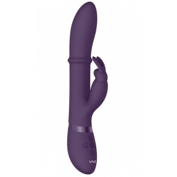 Purple Halo Trippelfunktion USB-vibrator - unisex/vuxen