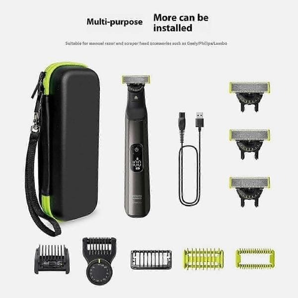 EVA-reiseetui kompatibelt med Philips OneBlade-barbermaskin