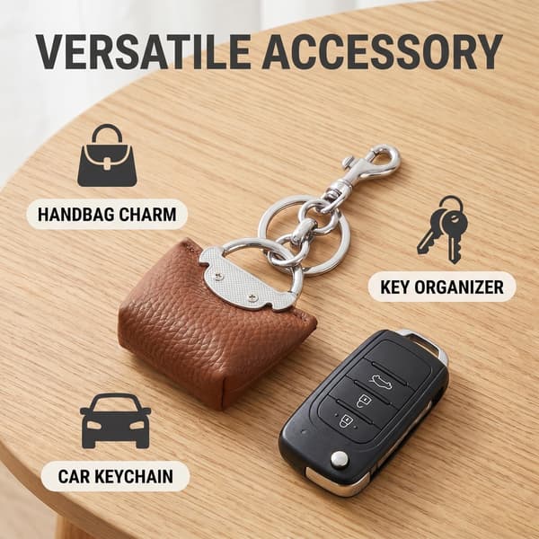 Väskberlock, söta handväskberlocker, väsktillbehörsberlocker, väskkedjor, handväskberlocker Handbag - Brown