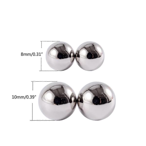 2 st magnetkulor nässtuds örhängen magnetiska läppstuds nippel septumringar rostfritt stål icke-piercing kroppssmycken 10mm