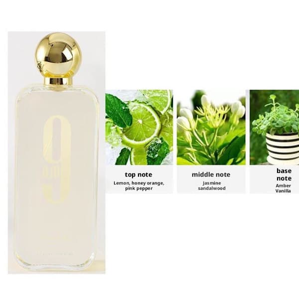 Afnan 21:00 Eau De Parfum 100ml til mænd Spray - HELT NY I ÆSKE sort 100ml black 100ml