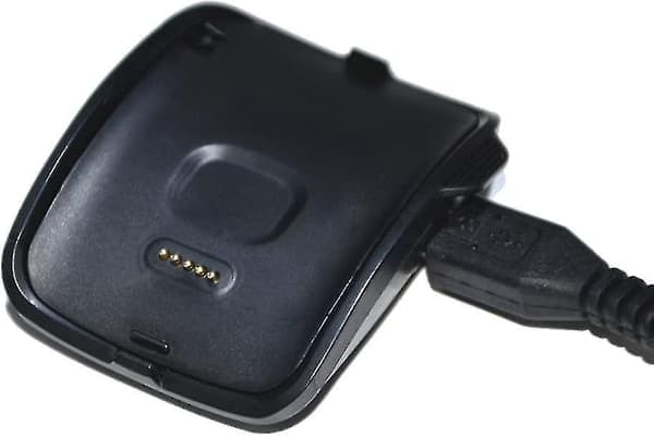 Erstatning for Samsung Galaxy Gear S Sm-r750 Smart Watch Oplader USB Opladerkabel Ledning Dock Data Synkronisering Sort