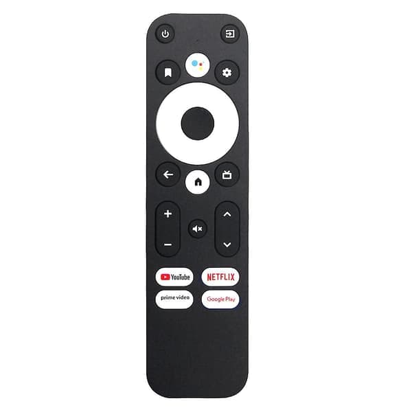 Erstatningsfjernkontroll med stemmestyring for / KM2 Plus Android TV-boks for KM2 Plus, KM7 Plus, KD3, KD5 Svart