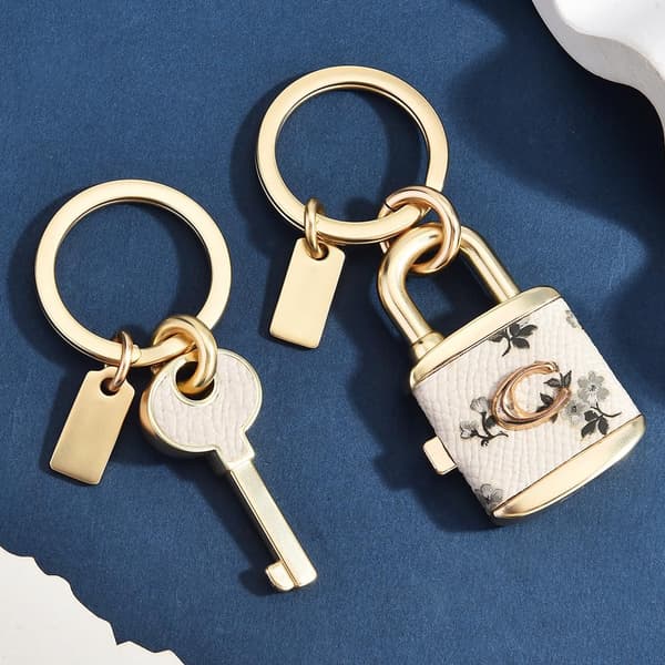 Väskberlocker för handväskor - Söt handväskkedjeberlock - Väskaccessoarer Berlocker för kvinnor Lock Key -White