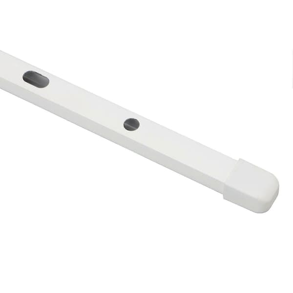 Drivhusvindusstøtte - Solid manuell takventilåpner i aluminium med 6 skruer, 39 cm, hvit