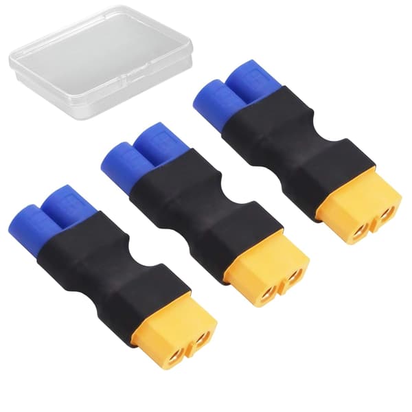 XT60 hunn til EC3 hann pluggadapterkontakt for RC FPV dronebil Lipo NiMH batterilader ESC