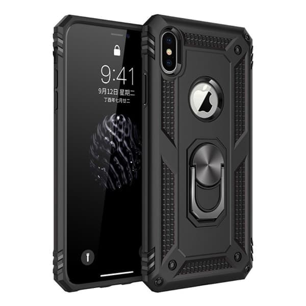 Bofink Combat iPhone Xs -kuori, musta