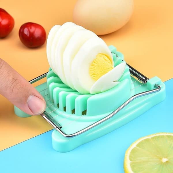 Egg Slicer Rustfritt Stål HVIT Hvit White