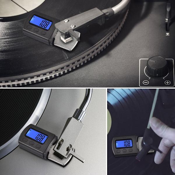 Digital platespiller skriver styrkemåler 0,01g