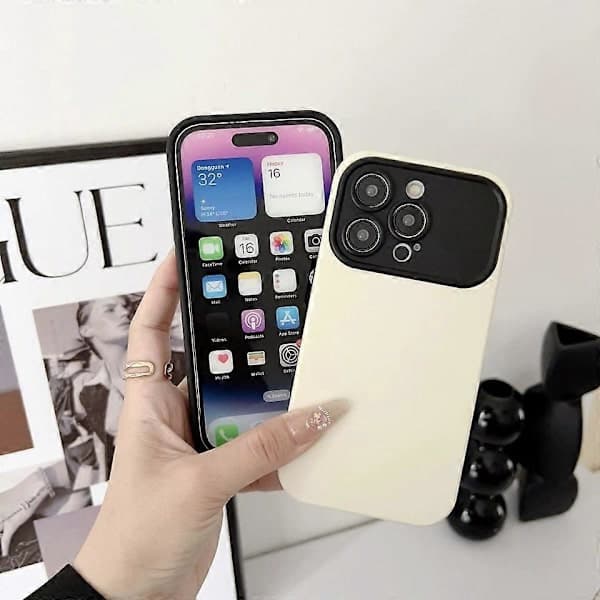 Nestemäinen silikonikotelo iPhone 14 Pro Maxille