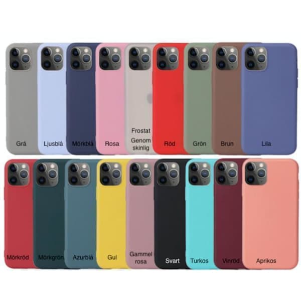 iPhone 13 - Matt TPU-deksel Turkis turquoise