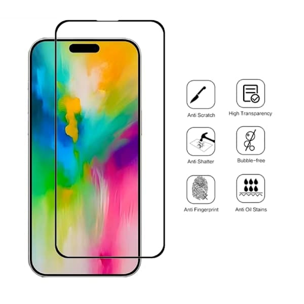 3-pakkaus karkaistua lasia iPhone 16/16 Pro/16 Pro Max - näytönsuoja läpinäkyvä iPhone 16 iPhone 16