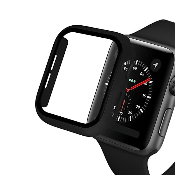 Beskyttelsesglas Apple Watch 44 mm Sort Sort Sort
