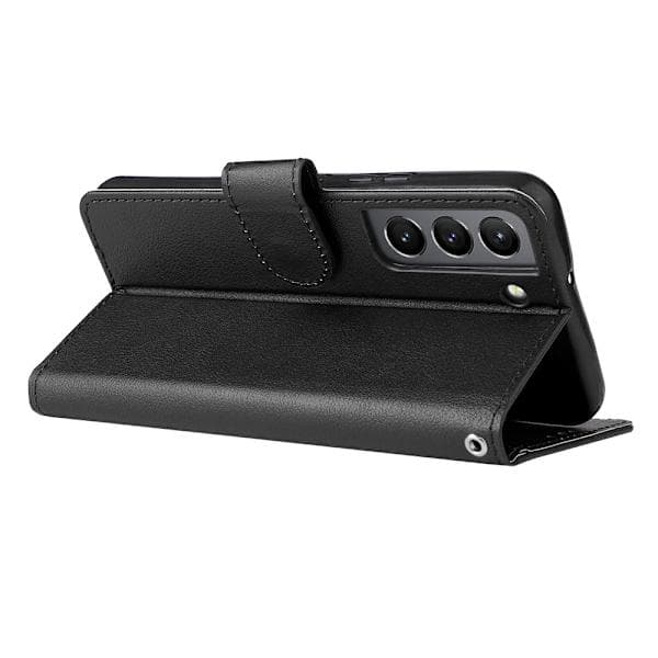 Samsung S22 lompakkokotelo, 3 väriä, musta black