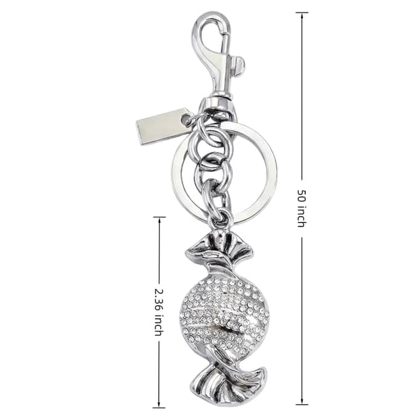 Väskberlock, söta handväskberlocker, väsktillbehörsberlocker, väskkedjor, handväskberlocker Silver Candy