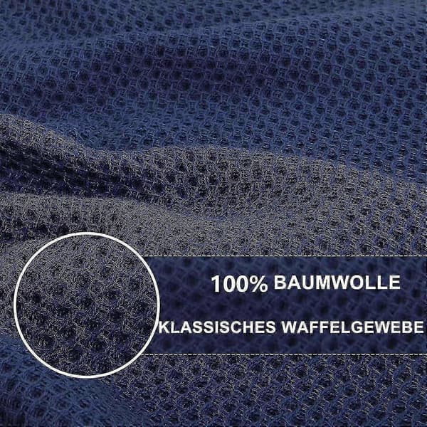 6-pack 100 % bomullsfrotté kökshanddukar diskrengöring med hängögla S202412306944 Dark blue 34*73cm