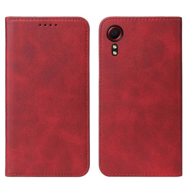 Magnetisk læretui til Samsung Galaxy Xcover 5, rød Red