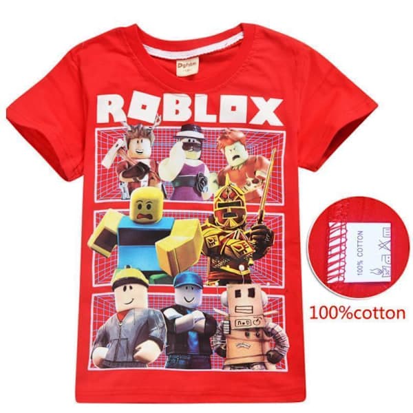 Roblox T-shirt til børn, sort, 150 Black 150