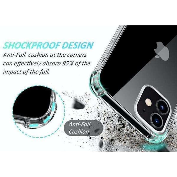 iPhone 14 Pro - Stöttåligt silikonskal extra stöttåligt Transparent