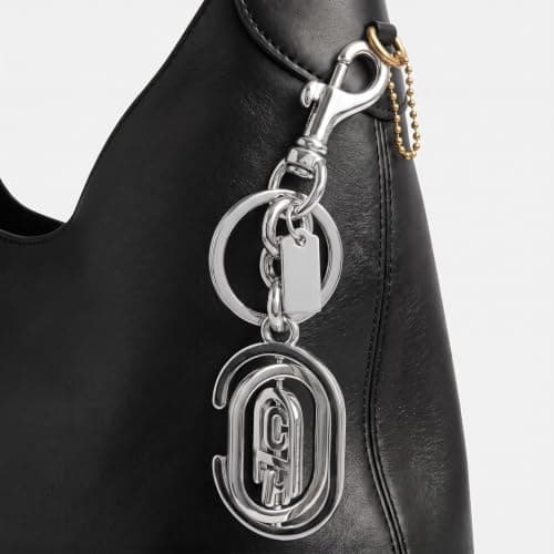 Väskberlocker för handväskor - Söt handväskkedjeberlock - Väskaccessoarer Berlocker för kvinnor Geometry C-Silver