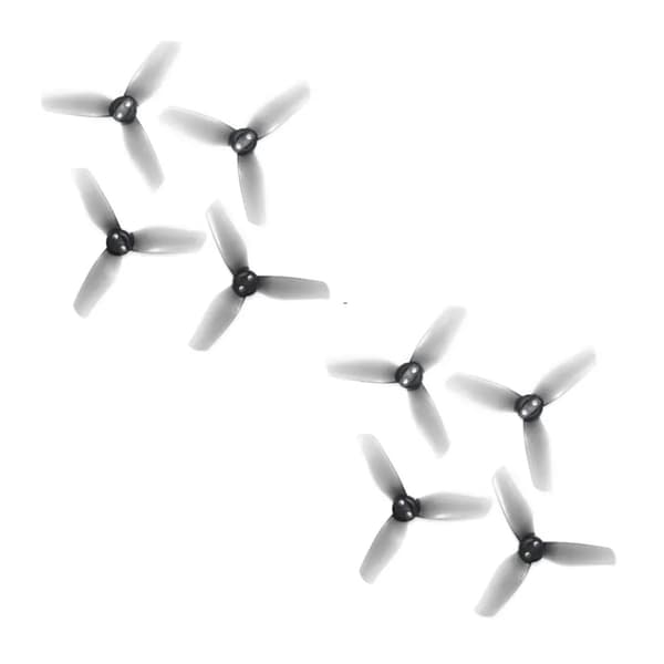 HQProp 3X3X3 Propel 3Tommer 3-Bladet Propel Grå Polycarbonat Kompatibel til DJI, Avata 2 til FPV Racing Drone Dele (2 par) 2pairs