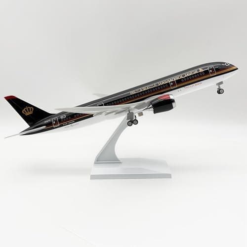 Royal Jordanian B787 Modell 30cm Legering Metall Skala Samlarobjekt Display Present Prydnad Fans