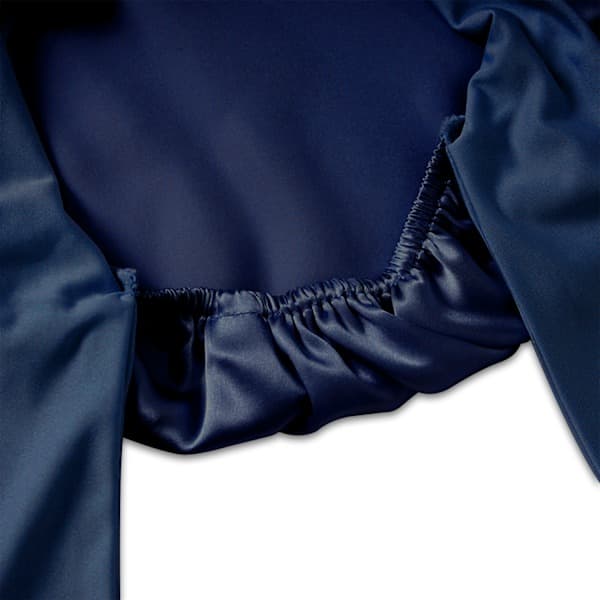Nattmössa i 100% siden marinblå NavyBlue