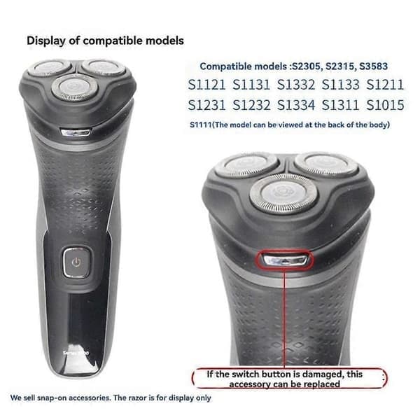 Snapfjær for barbermaskinbasert bryter S3206 S3122 S3132 S4303
