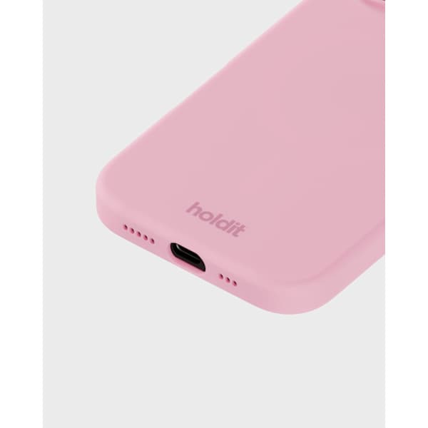 iPhone 16 silikonikuori, pinkki