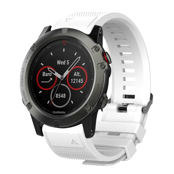 Klockarmband 26 mm Vit Vit White