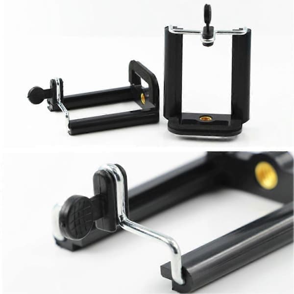 Universal Tripod Mount Holder Adapter Mobiltelefon U-klemme Skruemontering H1D1
