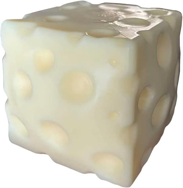 Ost Squishy Långsamt Stigande Squishy Stressavlastande Fidgetleksak, Oststil Milky