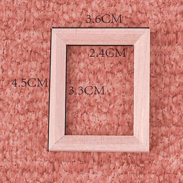 4 stk. treramme modell 3X3X0.4CM7 7 3x3x0.4cm7 7 3x3x0.4cm7