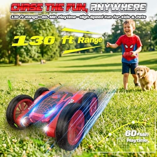 Spider RC-crawler med syklonmodus, oppladbar, alder 4-12 Cyclone-black