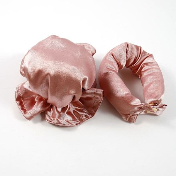 Varmefri krølltangsett Hårruller for varmefrie krøller Varmefri rosa pink