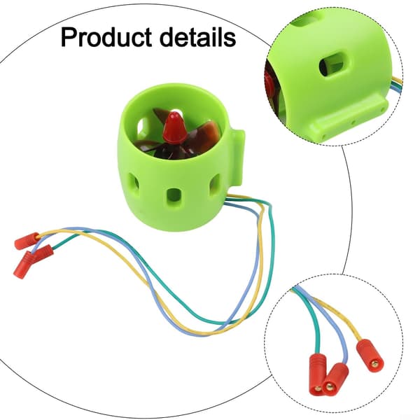 12V-24V Undervattenspropellermotor 4-bladig propeller (medurs) Clockwise