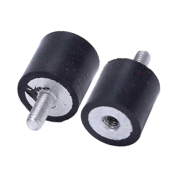 16 stk. M4 Udvendig Indvendig Anti-vibrations Gummi Buffer Isolator Montering 15mmx15mm