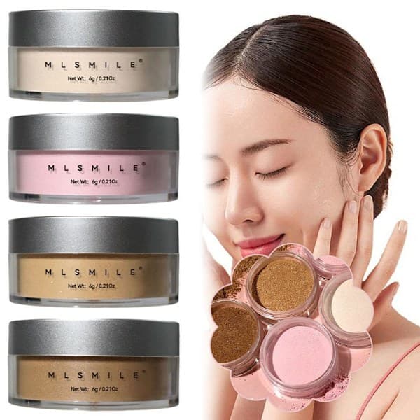 Makeup Setting Powder Løs Setting Transparent Ansigts Pudder Make Up B0W2 03# 6g 03# 6g